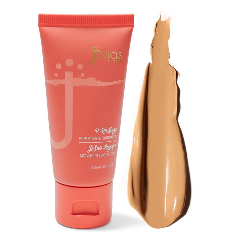Juvia's Place I Am Magic Velvety Matte Liquid Foundation 450 - Casablanca - Tan w/Golden, Warm Undertone, Makeup Foundation Full Coverage, Lightweight, Long Wear, Velvety Matte Finish - Image 2